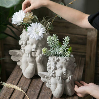 Cement Planter, Little Angels